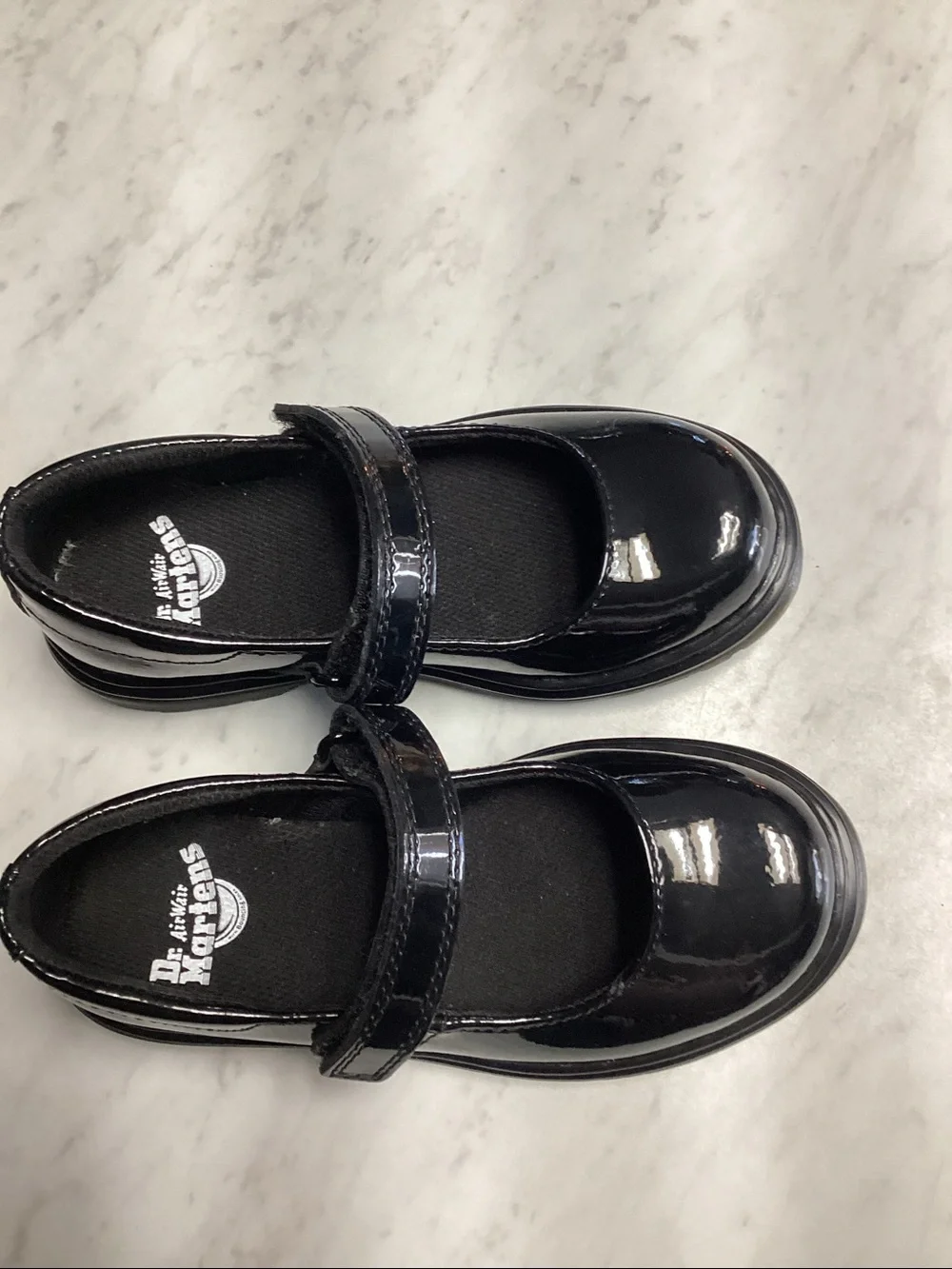 Dr. Martens Kids Black Patent Mary Jane Shoes NWT